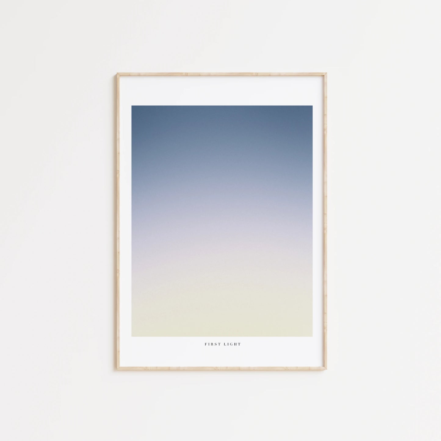 Plakat af himlen i lys ramme