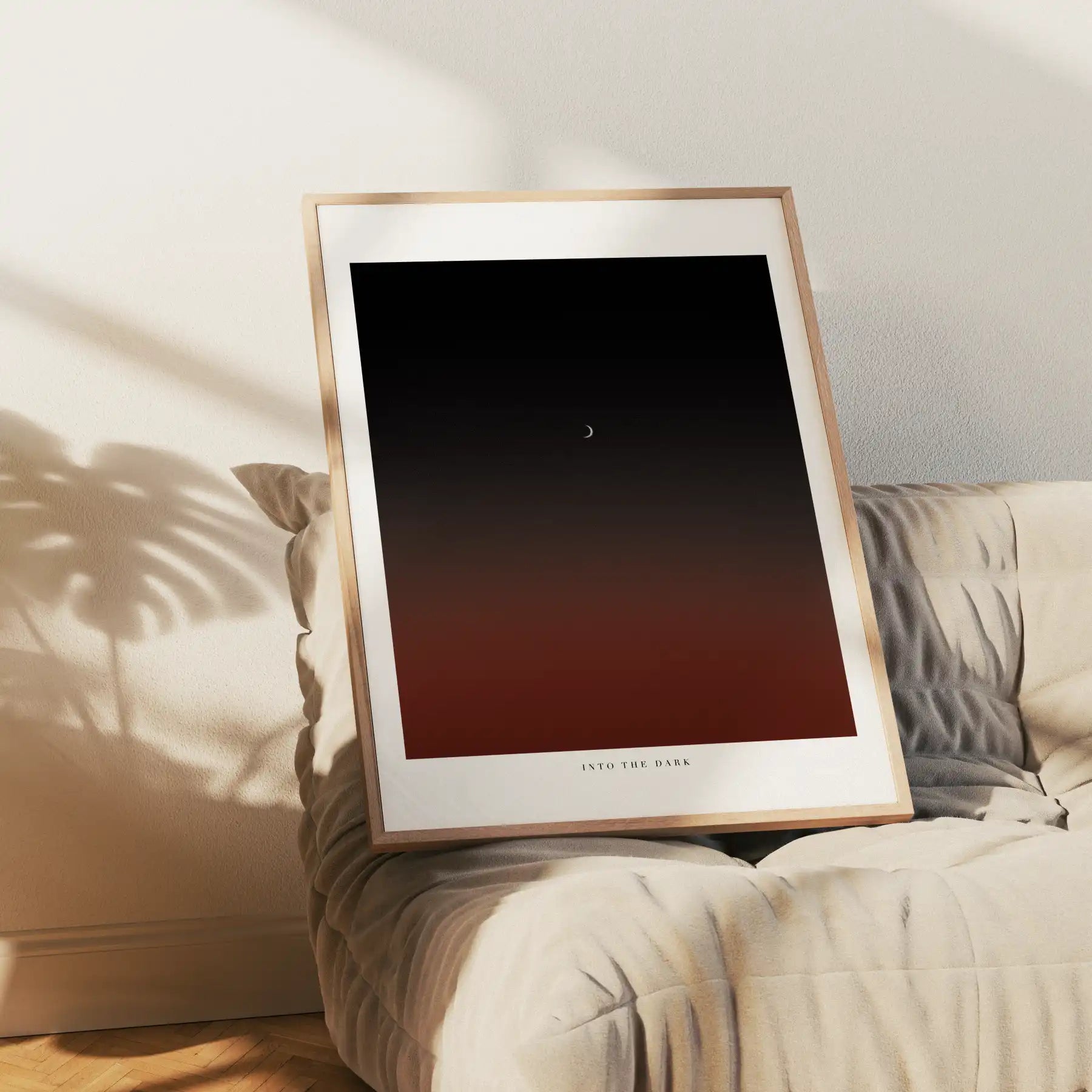 Populær plakat i stilrent design med ramme.