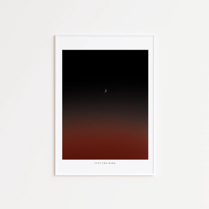 Minimalistisk plakat med ramme – perfekt til din væg.