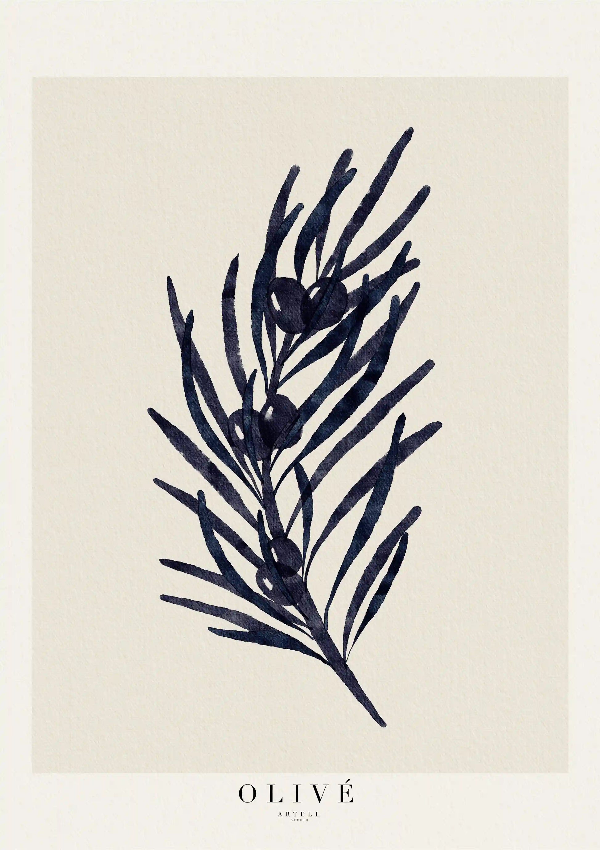 Moderne botanik poster 
