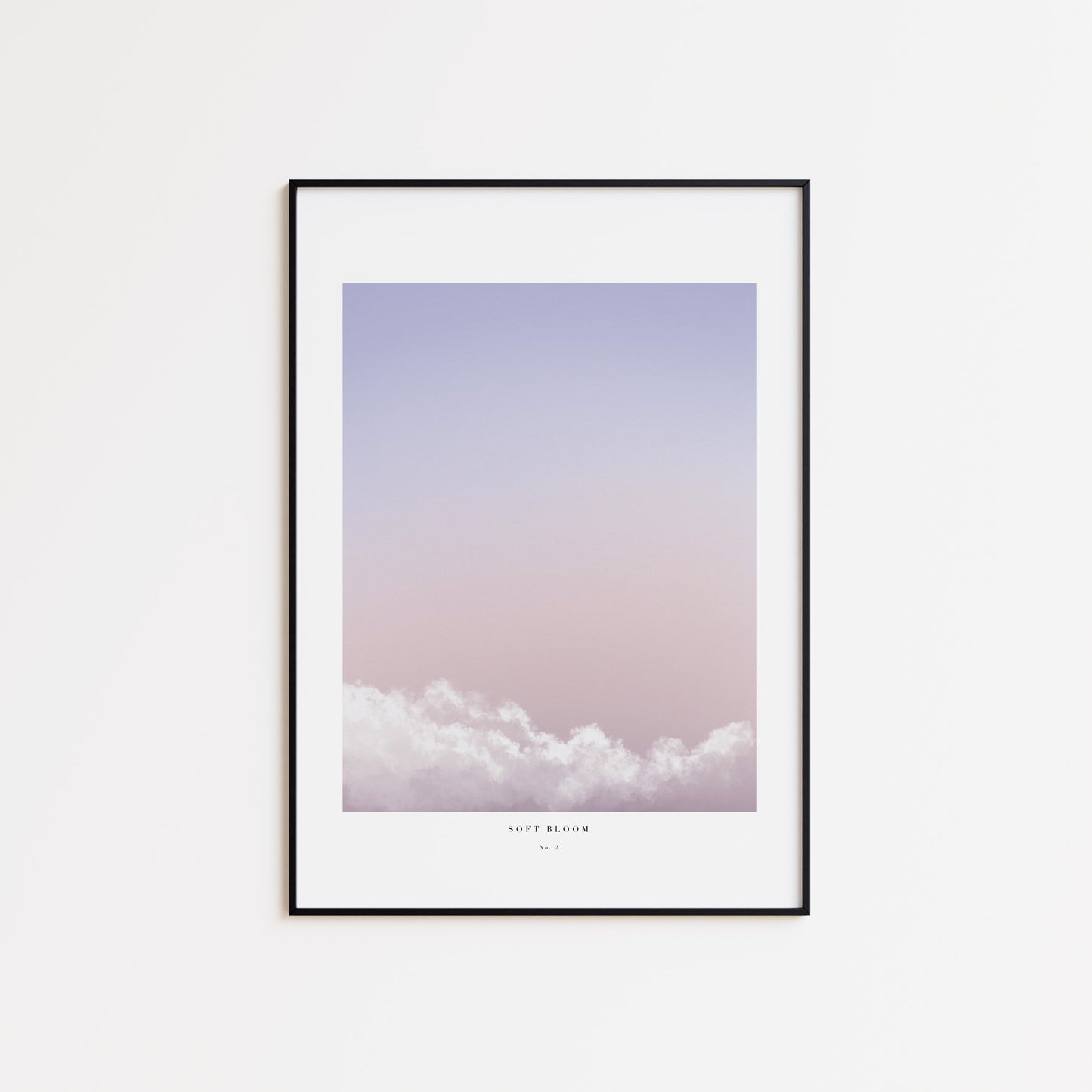 Abstrakt plakat med minimalistisk kunst, perfekt til moderne indretning.